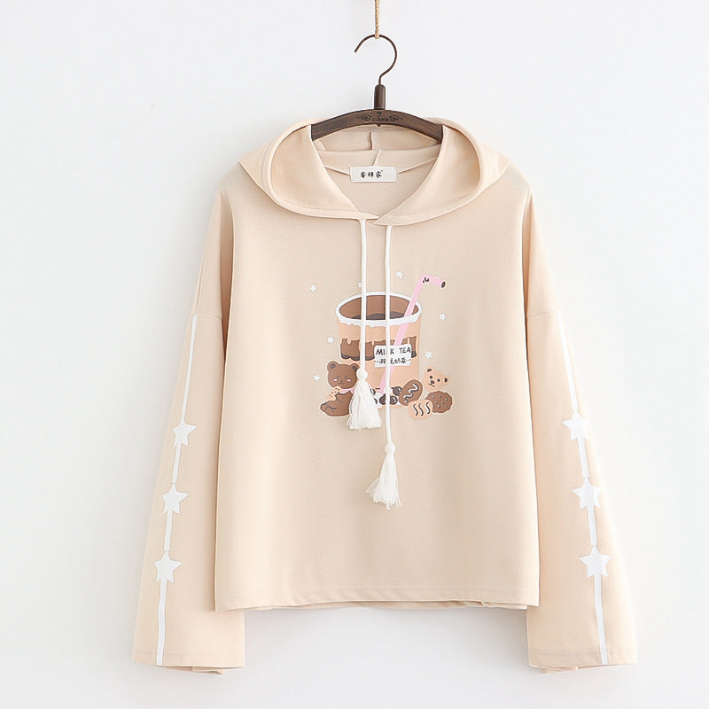 Kawaii Milk Tea Hoodie Wakaii