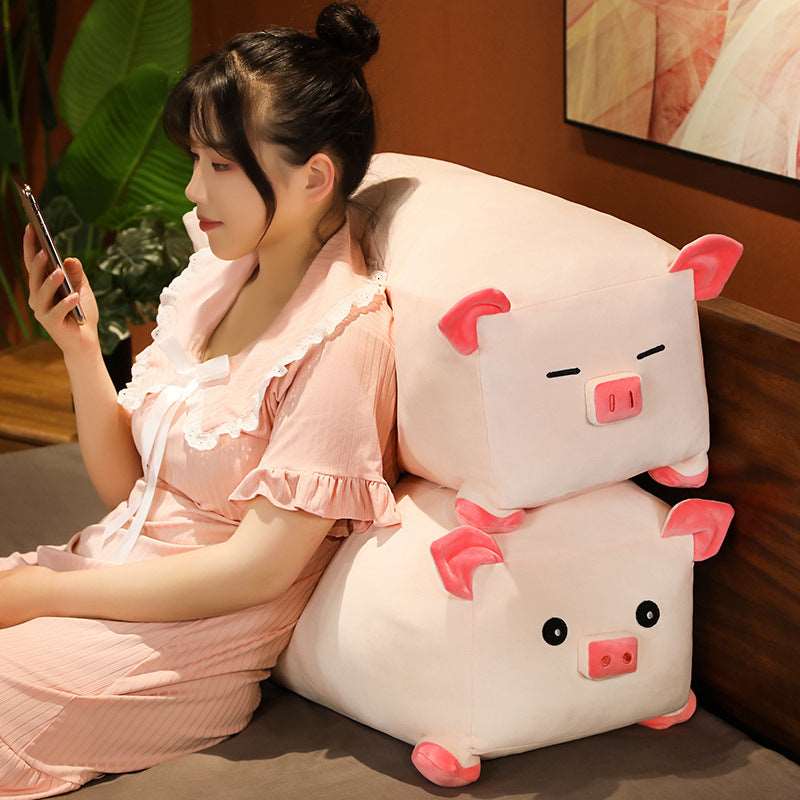 Kawaii Minecraft-Shaped Piggie Plushies Wakaii