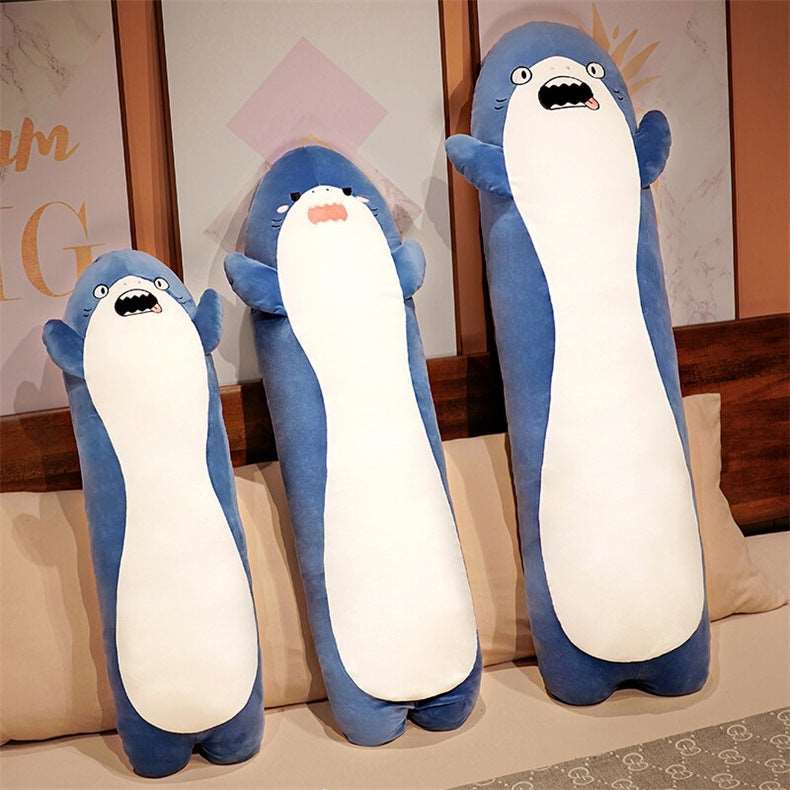 Kawaii Moody Blue Shark Plushies