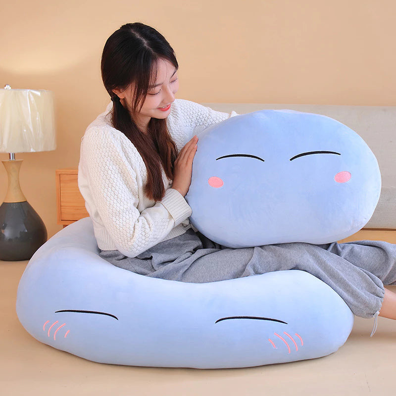 Kawaii Moody Blue Slime Plushies Wakaii