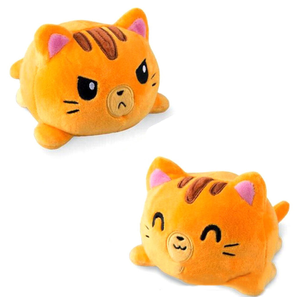 Kawaii Moody Reversible Cat Plushies Wakaii