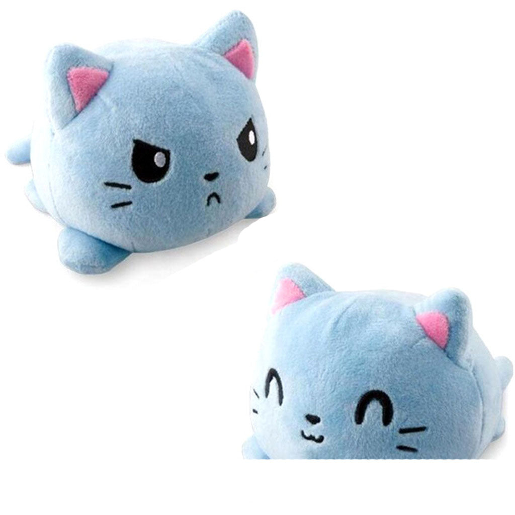 Kawaii Moody Reversible Cat Plushies Wakaii