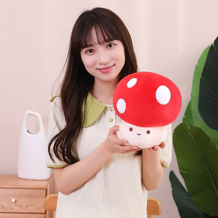 Kawaii Mushy Shiitake Mushroom Plushies Wakaii