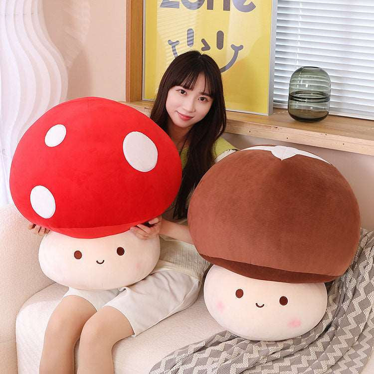 Kawaii Mushy Shiitake Mushroom Plushies Wakaii