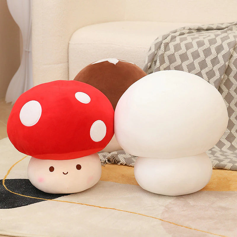 Kawaii Mushy Shiitake Mushroom Plushies Wakaii