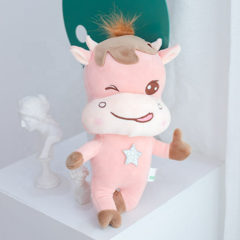 Net Celebrity Same Cute Octopus And Cow Doll Plush Toy Catching Machine Doll Wakaii