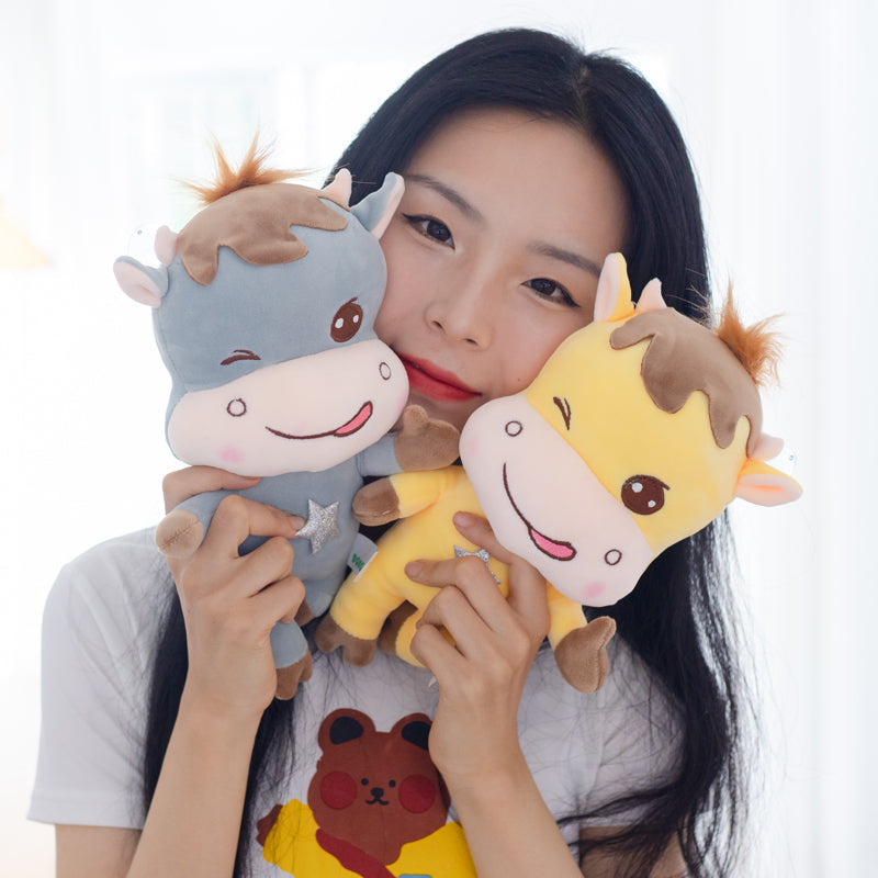 Kawaii Octopus & Cow Plushies Wakaii