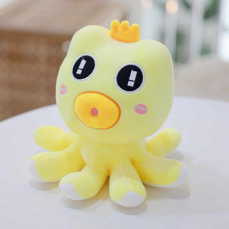 Kawaii Octopus & Cow Plushies Wakaii