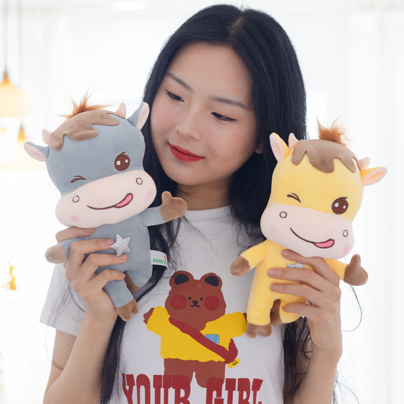 Kawaii Octopus & Cow Plushies Wakaii
