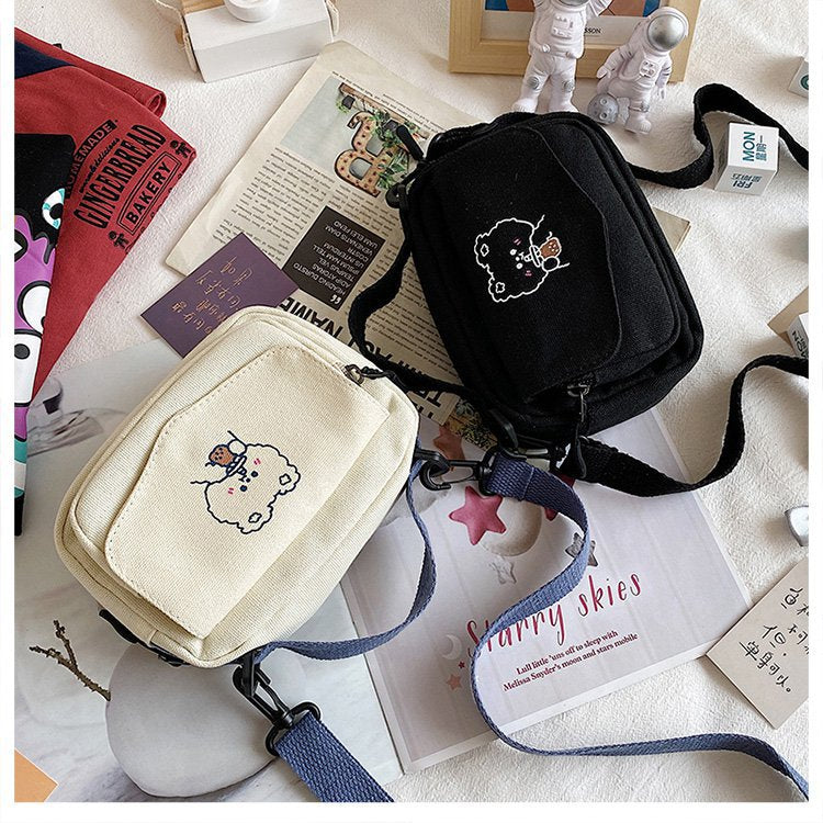 Kawaii Milk Tea Bear Shoulder Bag