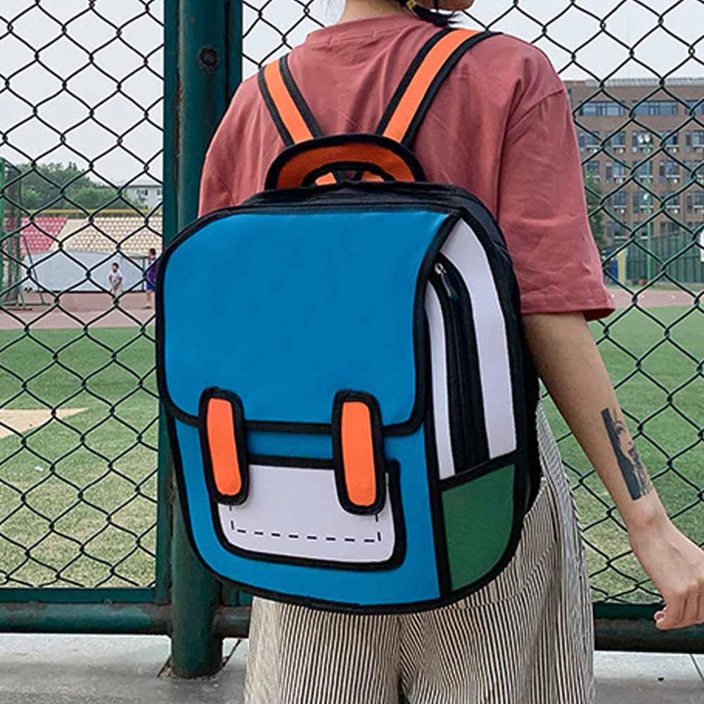 Kawaii 3D Cartoon Canvas Backpacks