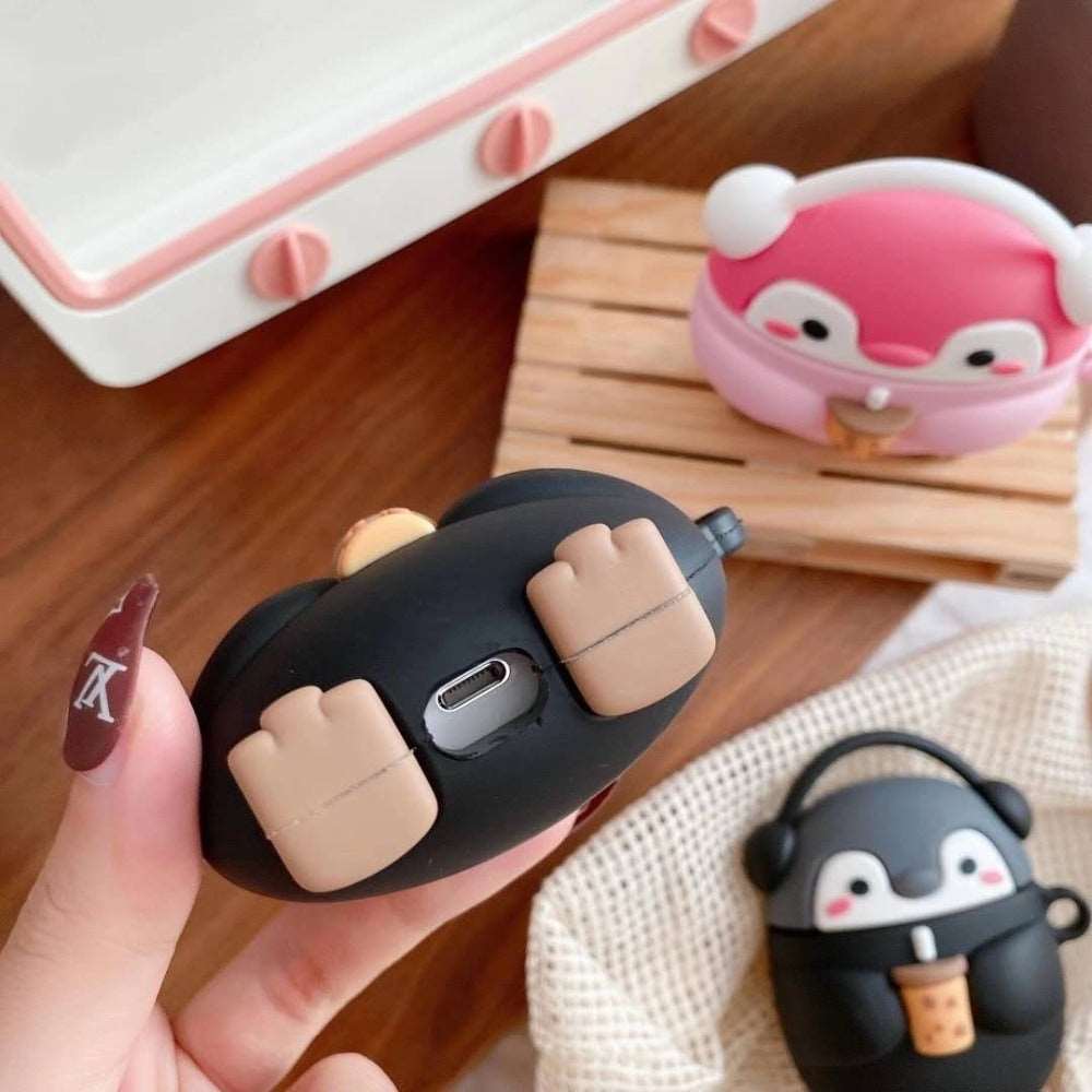Kawaii Penguin Airpods Case Wakaii