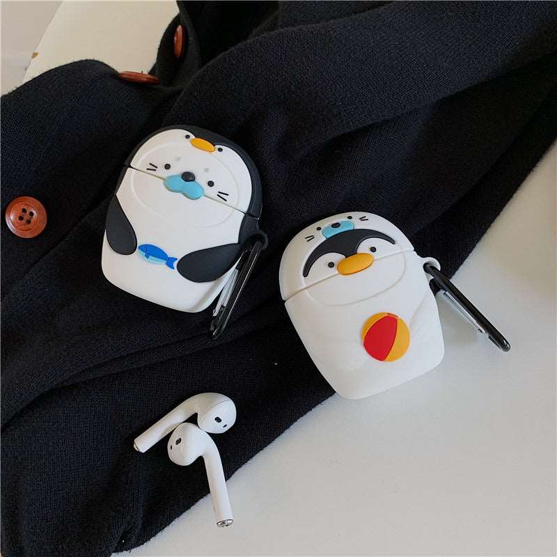 Kawaii Penguin & Seal AirPods Case (1&2) Wakaii