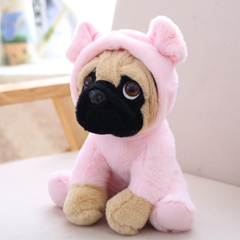 Kawaii Pug Family Plushies Wakaii