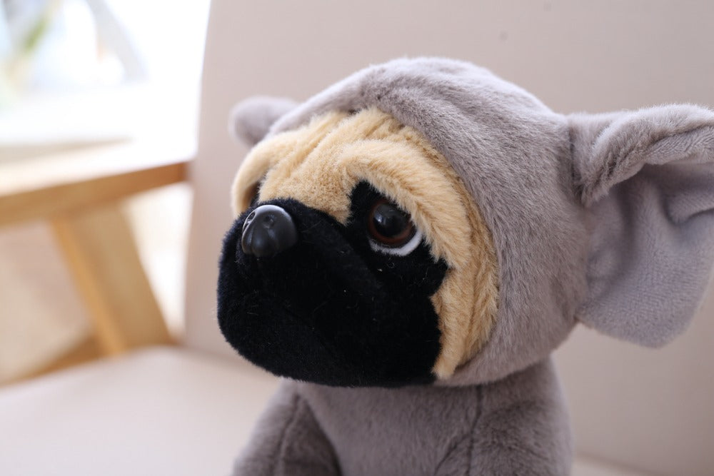 Kawaii Pug Family Plushies Wakaii