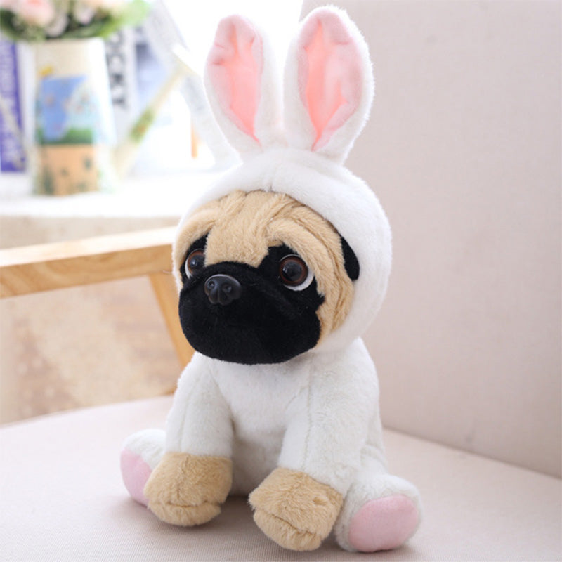 Kawaii Pug Family Plushies Wakaii