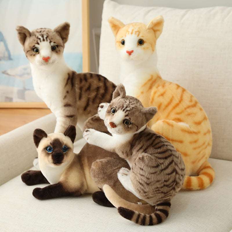 Kawaii Realistic Cat Plushies Wakaii