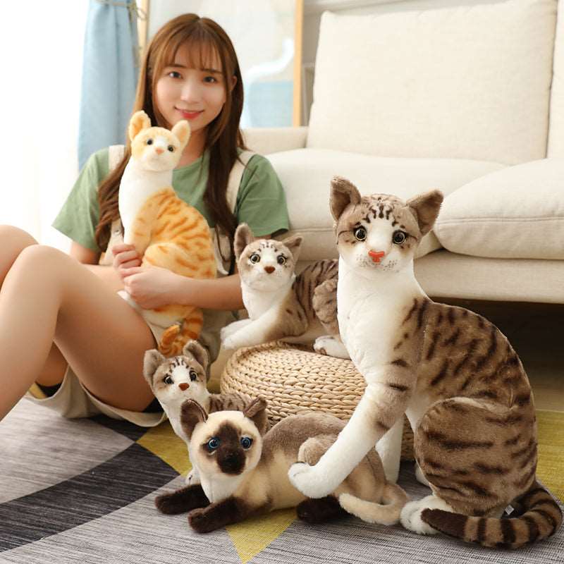 Kawaii Realistic Cat Plushies Wakaii