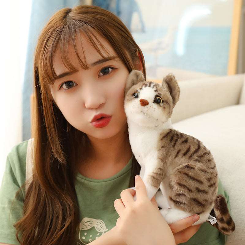 Kawaii Realistic Cat Plushies Wakaii