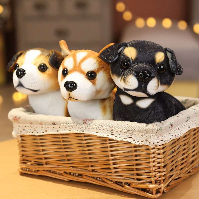 Kawaii Realistic Dog Plushies Wakaii