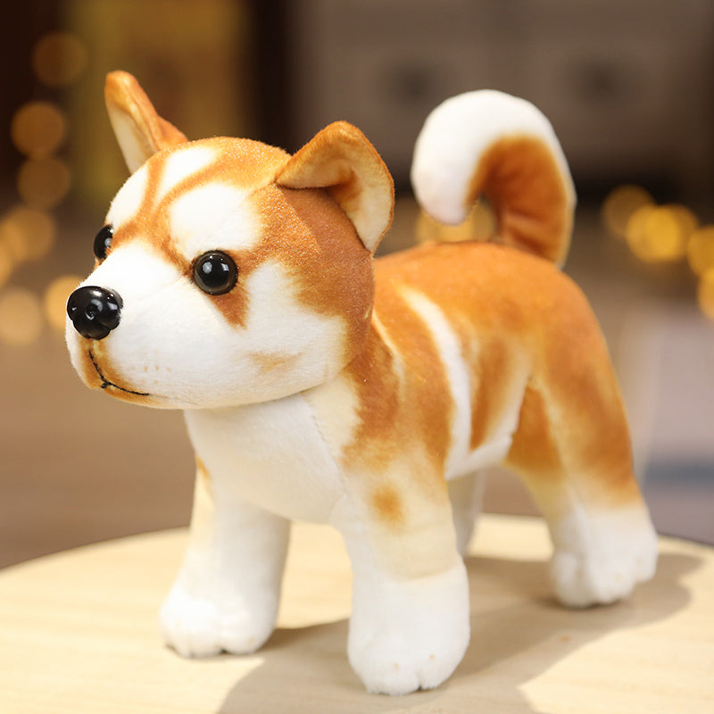 Kawaii Realistic Dog Plushies Wakaii