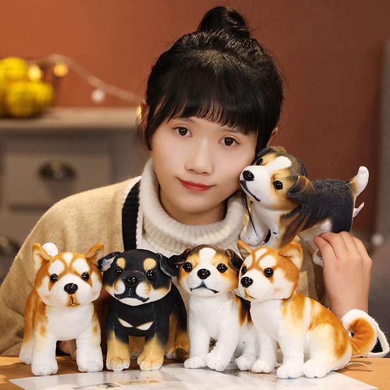 Kawaii Realistic Dog Plushies Wakaii