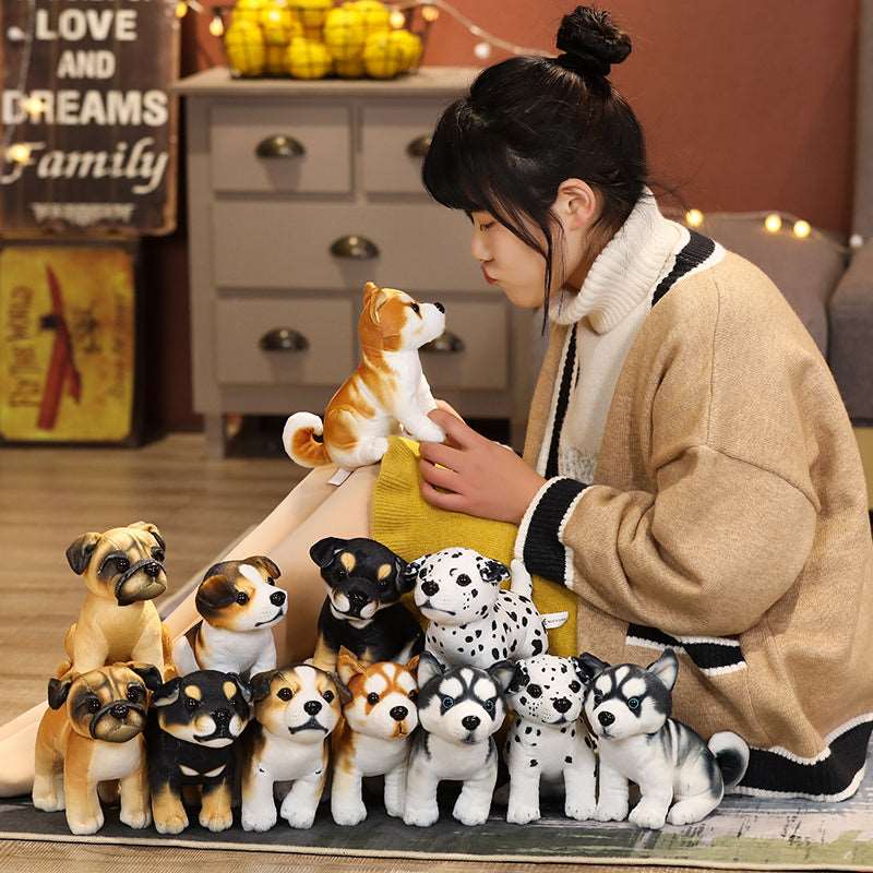 Kawaii Realistic Dog Plushies Wakaii