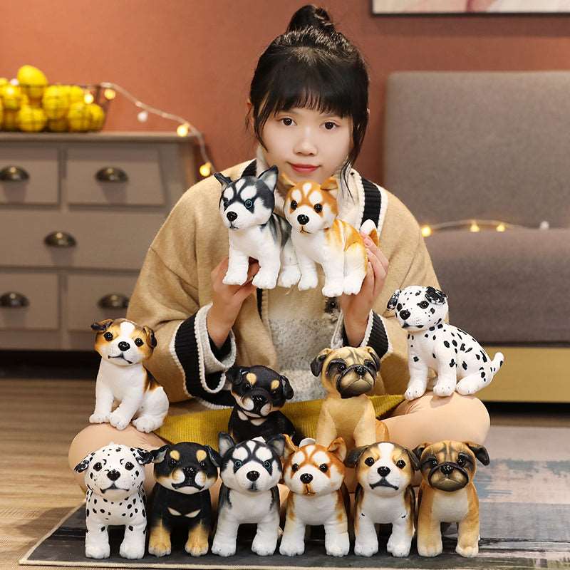 Kawaii Realistic Dog Plushies Wakaii