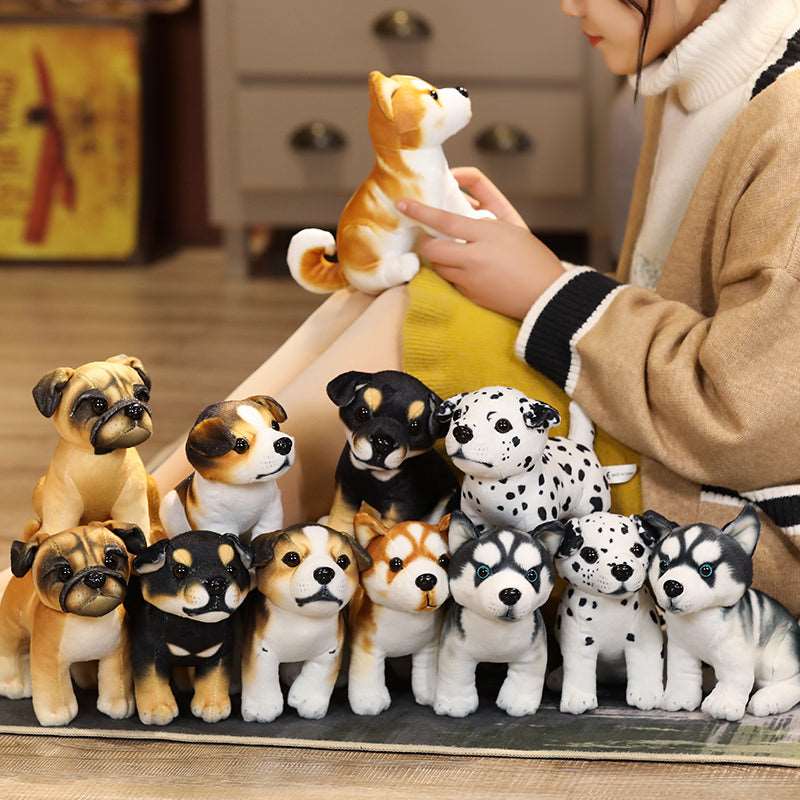Kawaii Realistic Dog Plushies Wakaii