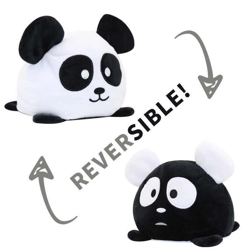 Kawaii Reversible Wild Animal Plushies Wakaii