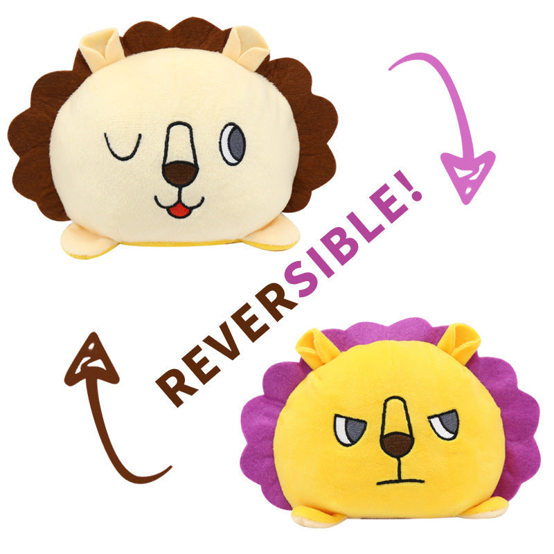 Kawaii Reversible Wild Animal Plushies Wakaii