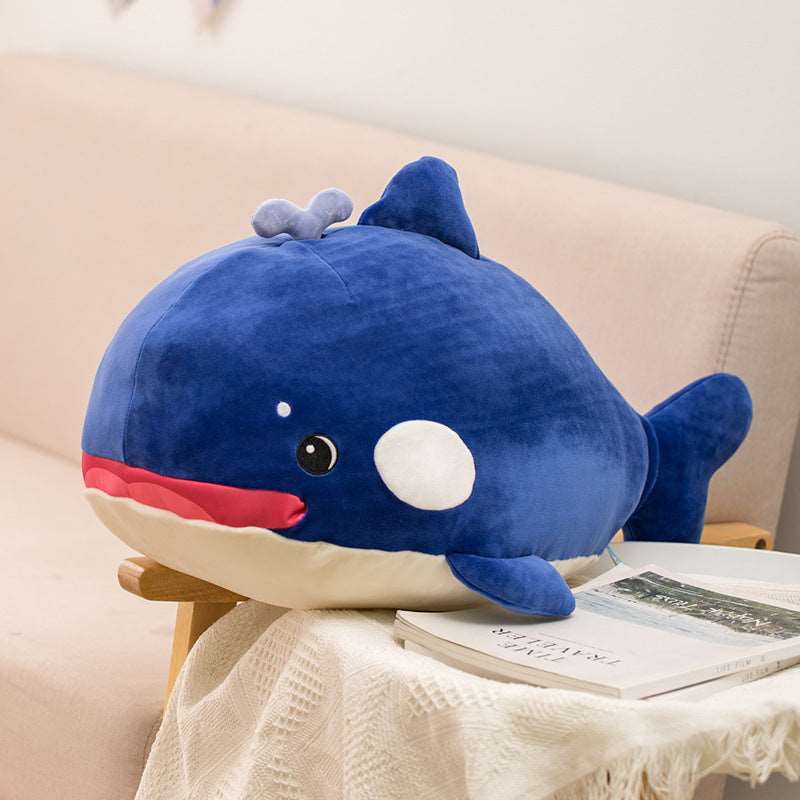 Cute Soft Whale Shark Dolphin Pillow Plush Toy Creative Marine Animal Doll Wakaii