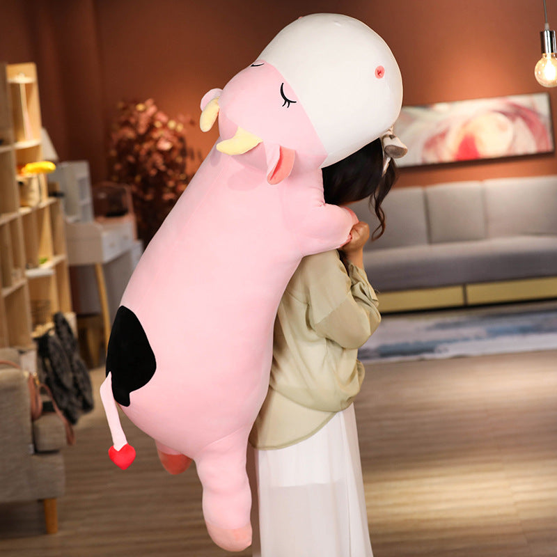 Kawaii Sleeping Cow Plushies Wakaii