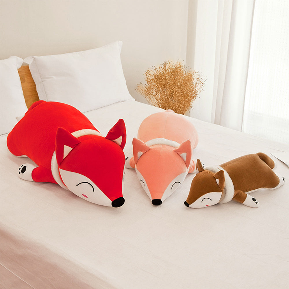 Kawaii Sleeping Fox Plushies Wakaii