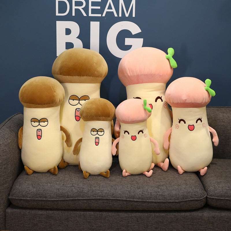 Kawaii Smiley Mushroom Plushies Wakaii
