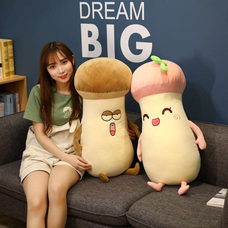 Kawaii Smiley Mushroom Plushies Wakaii