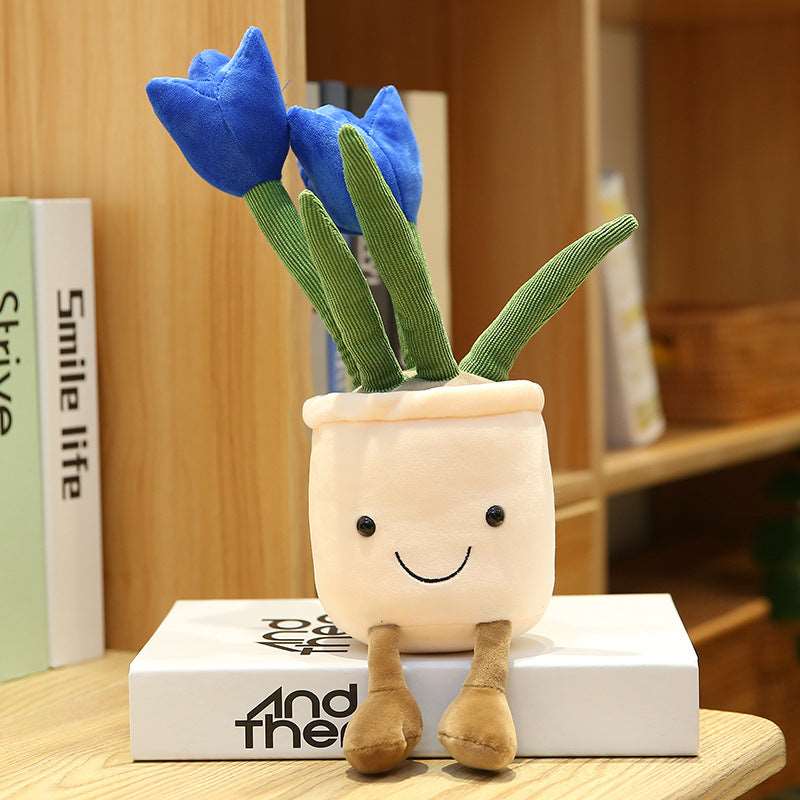 Kawaii Smiley Tulips Plushies Wakaii