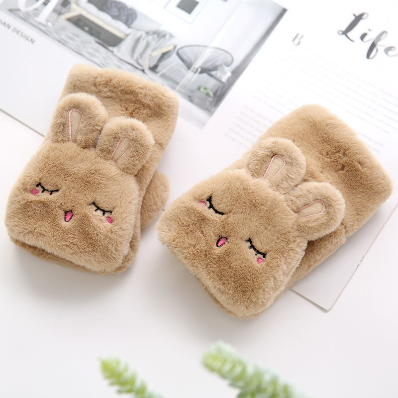 Kawaii Smiling Bunny Gloves Wakaii