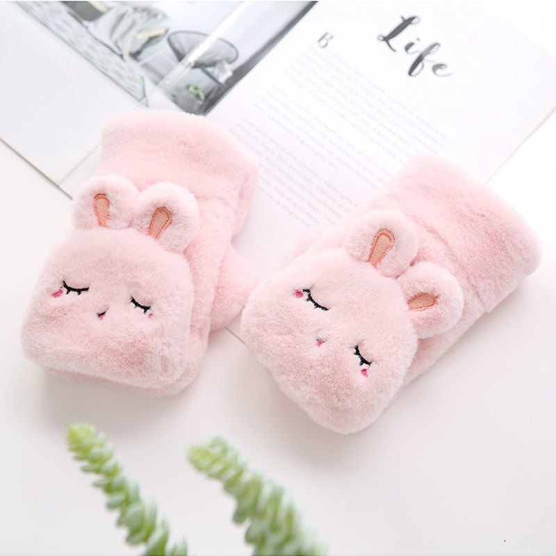 Kawaii Smiling Bunny Gloves Wakaii