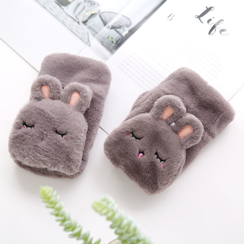 Kawaii Smiling Bunny Gloves Wakaii