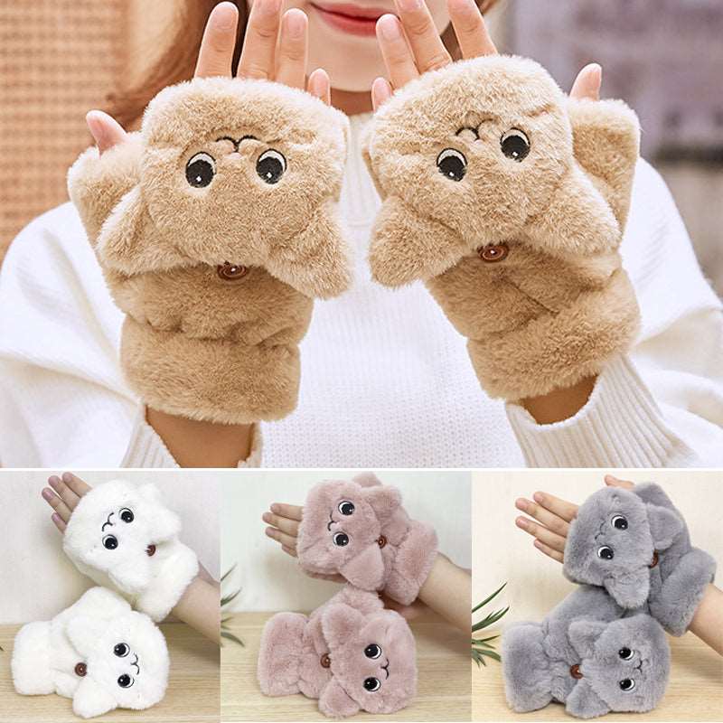 Kawaii Smiling Bunny Gloves Wakaii