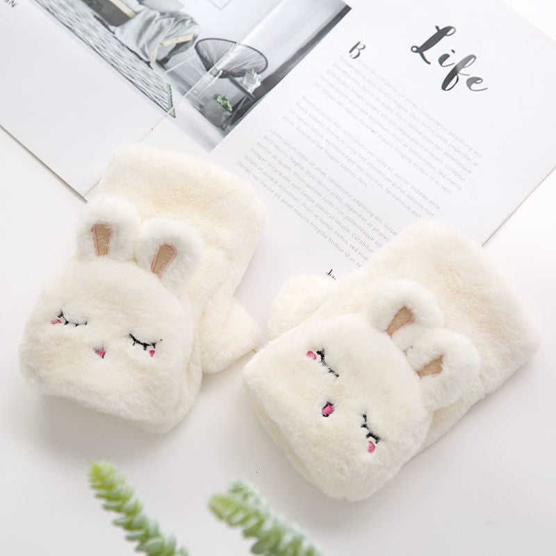 Kawaii Smiling Bunny Gloves Wakaii