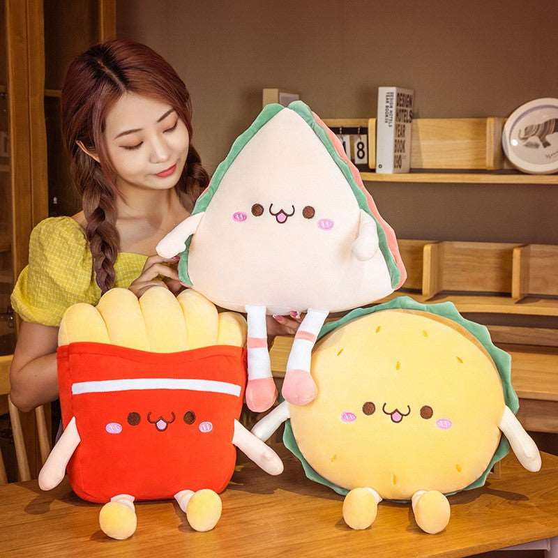 Kawaii Smiling Foodie Plushies