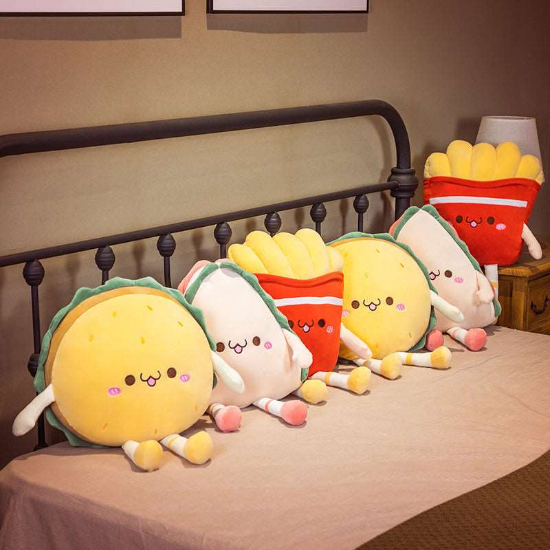 Kawaii Smiling Foodie Plushies