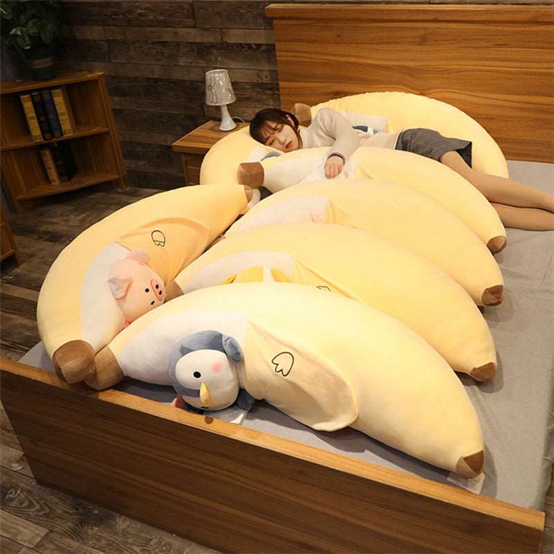 Kawaii Sneaky Banana Plushies Wakaii