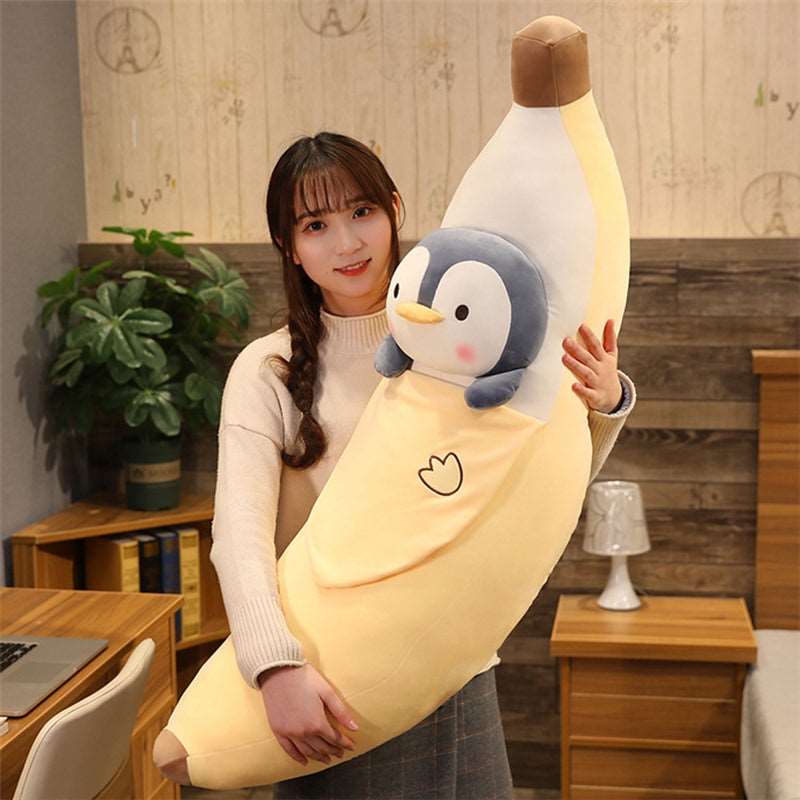 Kawaii Sneaky Banana Plushies Wakaii