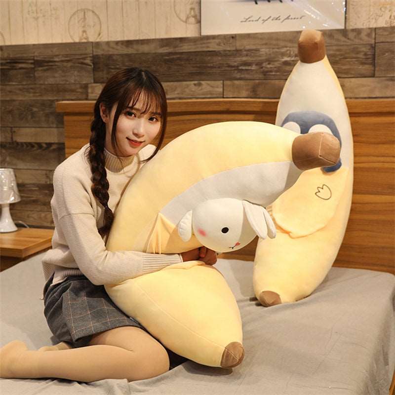 Kawaii Sneaky Banana Plushies Wakaii