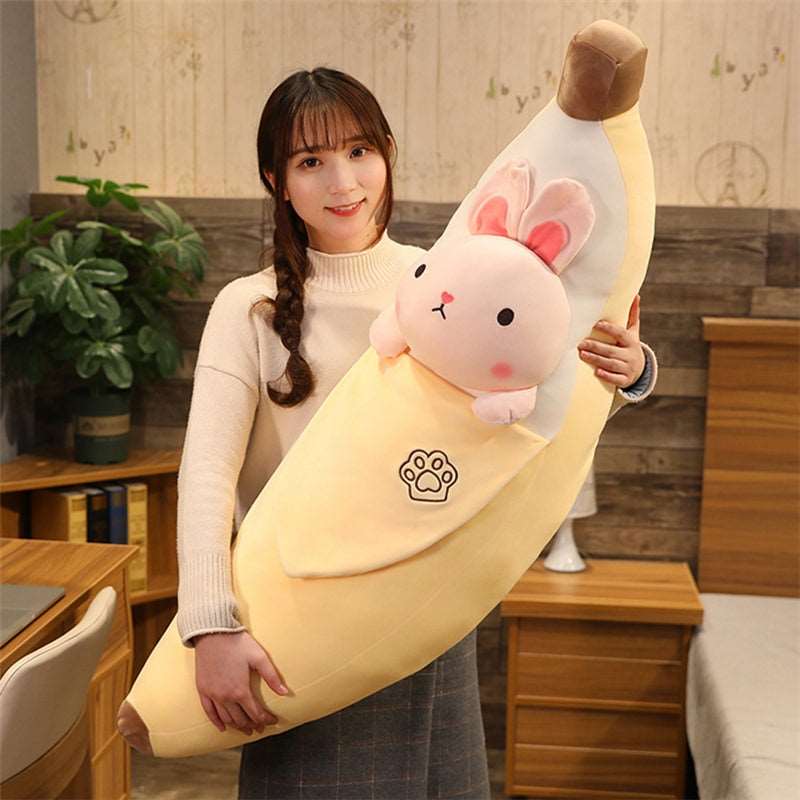 Kawaii Sneaky Banana Plushies Wakaii