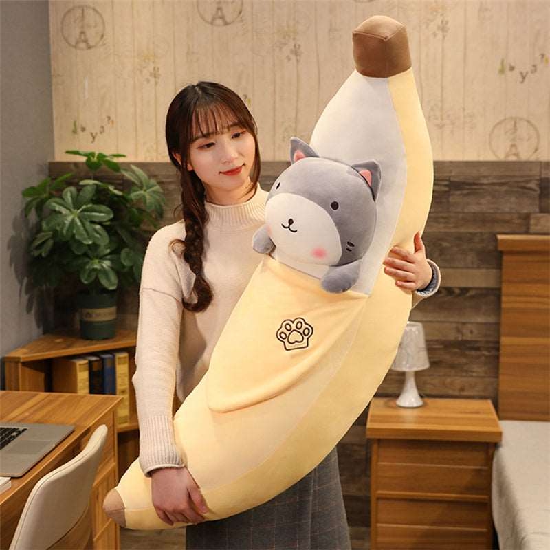 Kawaii Sneaky Banana Plushies Wakaii