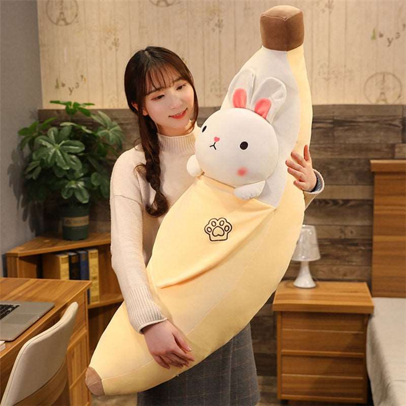 Kawaii Sneaky Banana Plushies Wakaii